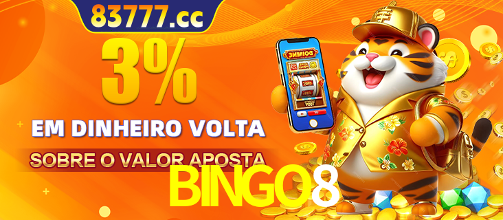 Promoção para baixar e instalar o aplicativo do cassino BINGO8. O banner oferece uma recompensa de R1aR1aR8, com a imagem de uma cobra sobre moedas de ouro.
